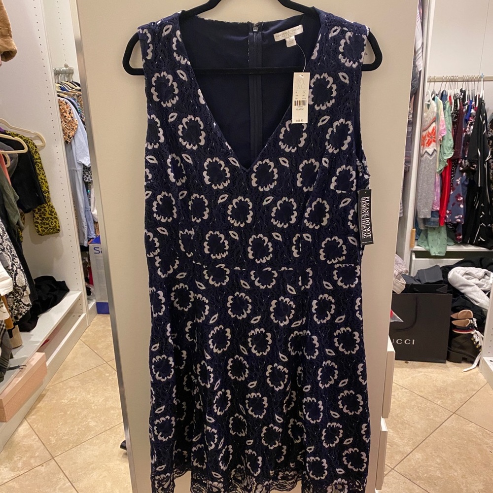 New York & Co Sleeveless Lace Dress (NWT)